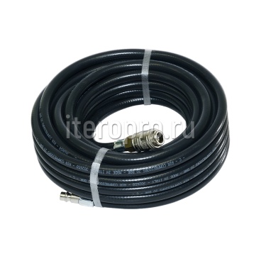 Шланг с фитингами рапид маслостойкая термопластичная резина 20 бар 10х15 мм 15 м