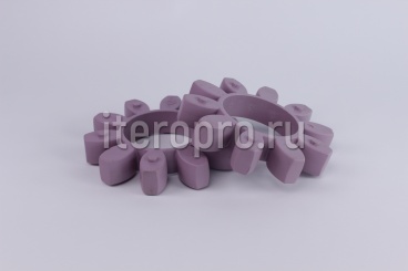 Зубчатый венец ROTEX 90 98 Sh A T-PUR, лиловый (10 лепестков) 020901000042
