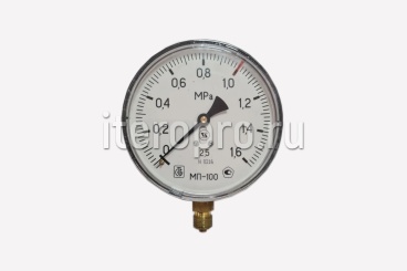 Манометр МП 100Т (0-1,6) МПа 1/4" — купить в Челябинске с доставкой по ...