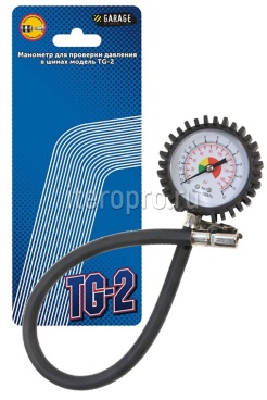 Манометр шинный Garage TG-2