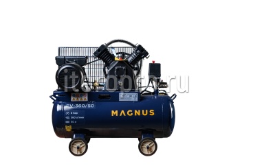 Компрессор воздушный Magnus KV-360/50 новый фильтр (8атм.,2,3кВт, 220В,Ф65)