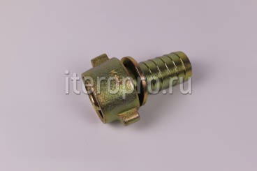 Штуцер 1.1/4" х "елка" с гайкой RD 46х1/6" 